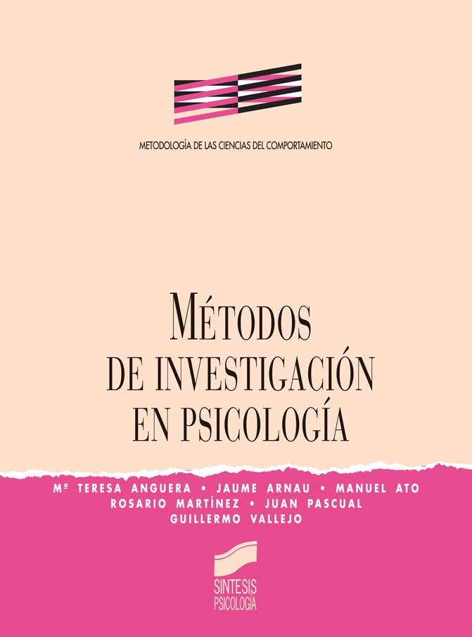 Portada del título métodos de investigación en psicología
