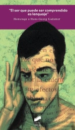 Portada del título el ser que puede ser comprendido es lenguaje