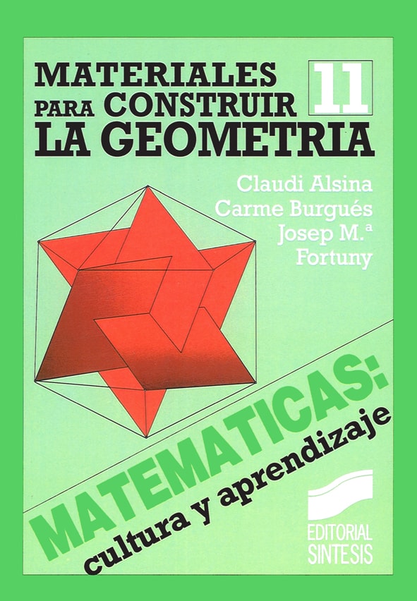 Portada del título materiales para construir la geometría