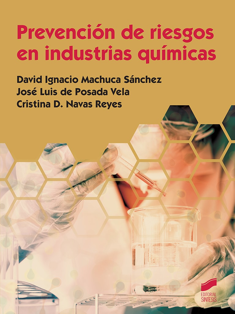 Portada del título prevención de riesgos en industrias químicas