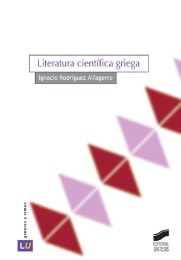 Portada del título literatura científica griega