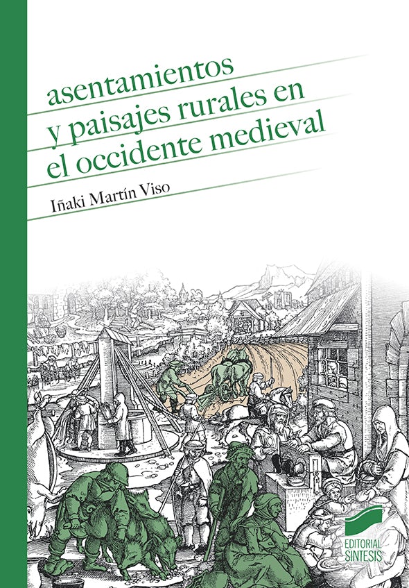 Portada del título asentamientos y paisajes rurales en el occidente medieval