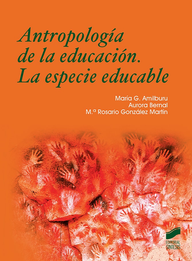 Portada del título antropología de la educación. la especie educable