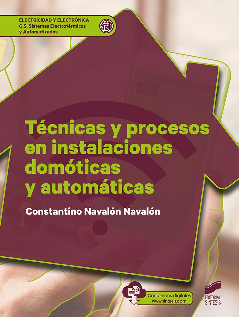 Portada del título técnicas y procesos en instalaciones domóticas y automáticas