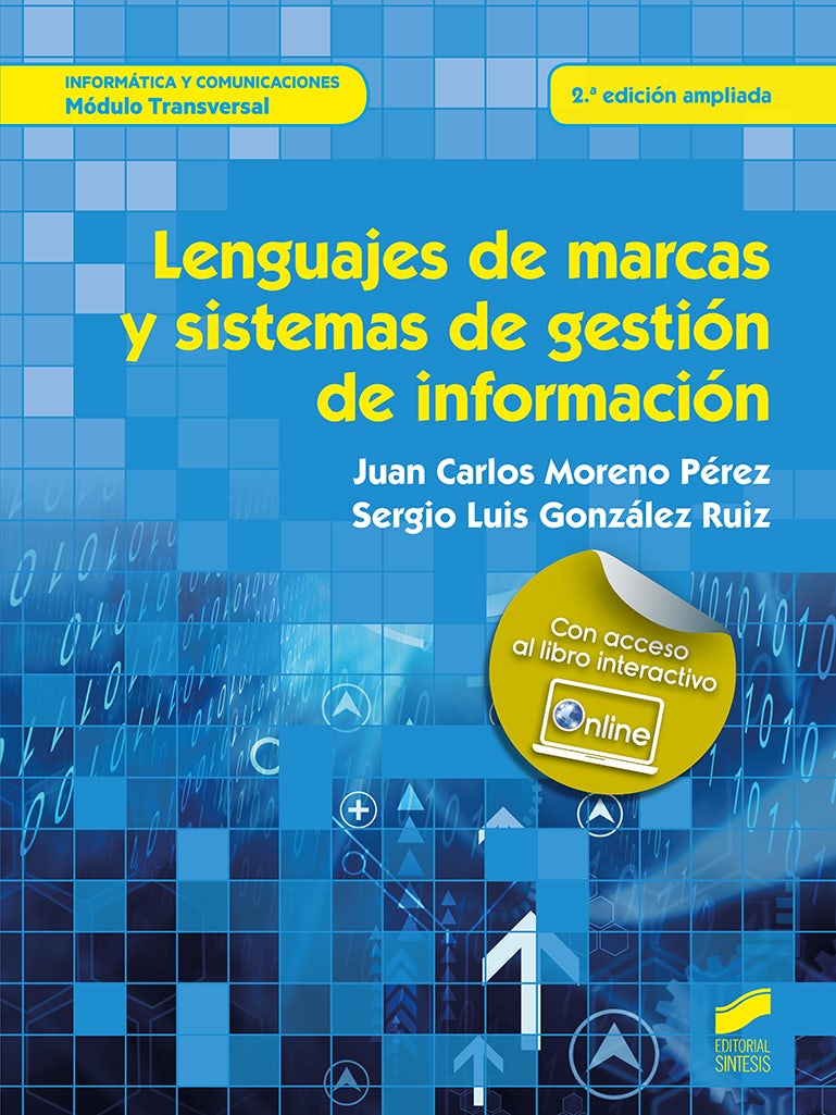 Portada del título lenguajes de marcas y sistemas de gestión de información (2.ª edición ampliada)