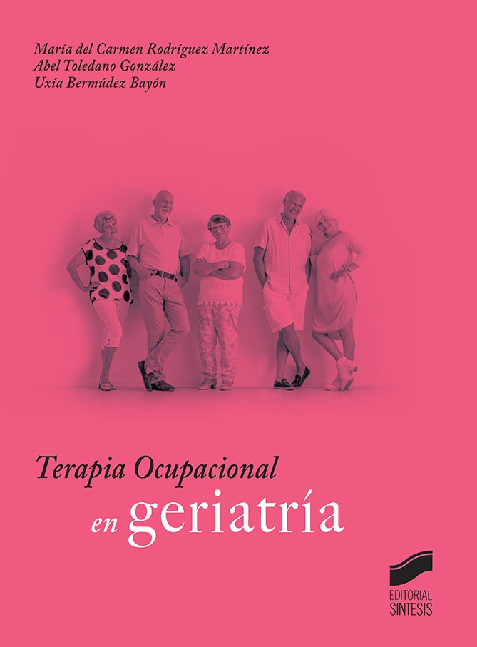 Portada del título terapia ocupacional en geriatría