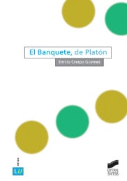 Portada del título el banquete, de platón