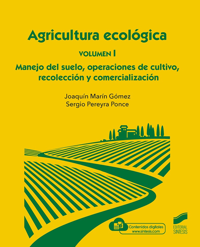 Portada del título agricultura ecológica. volumen 1