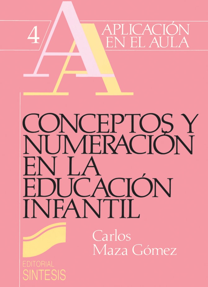 Portada del título conceptos y numeración en la educación infantil