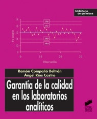 Portada del título garantía de la calidad en los laboratorios analíticos