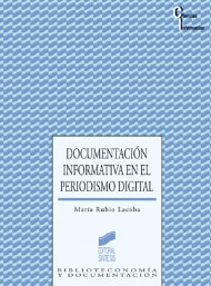 Portada del título documentación informativa en el periodismo digital