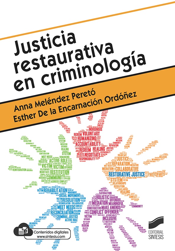 Portada del título justicia restaurativa en criminología