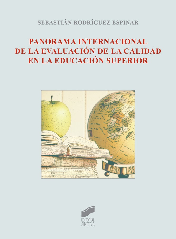 Portada del título panorama internacional de la evaluación de la calidad en la educación superior