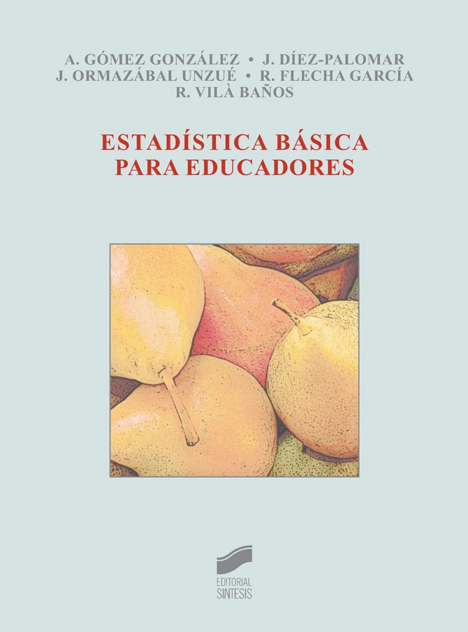 Portada del título estadística básica para educadores