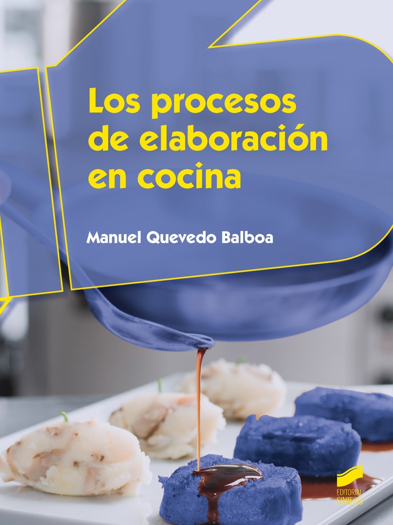 Portada del título los procesos de elaboración en cocina