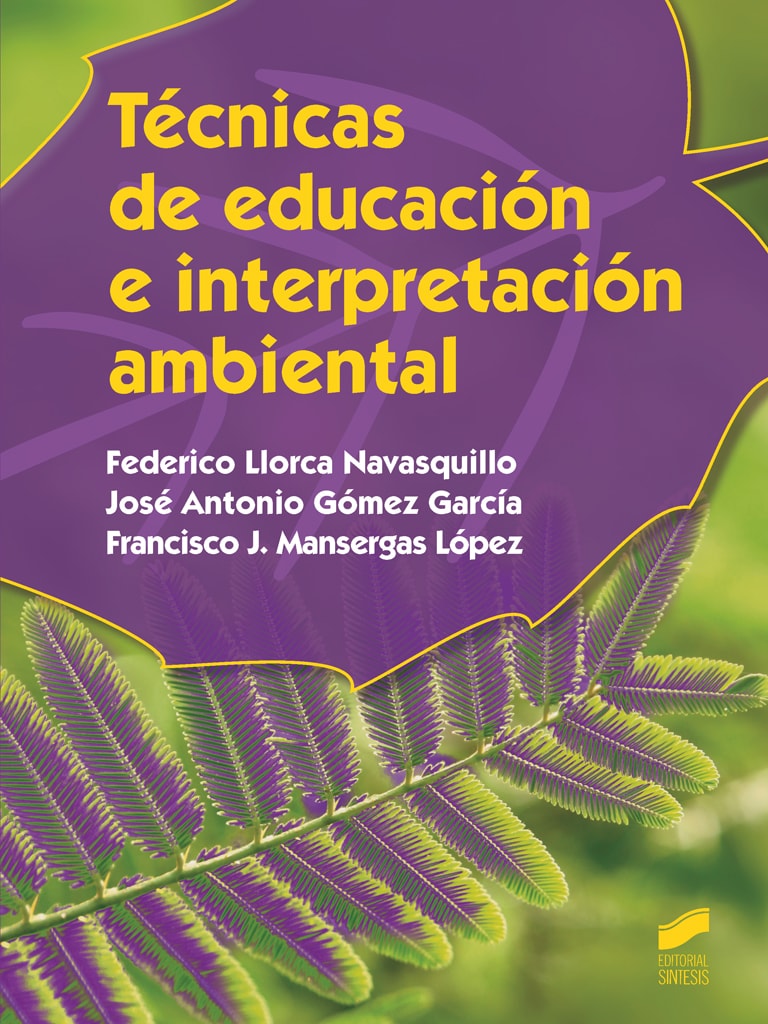 Portada del título técnicas de educación e interpretación ambiental