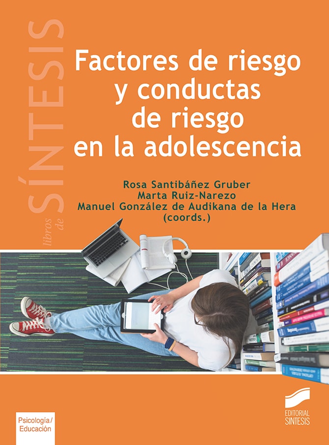 Portada del título factores de riesgo y conductas de riesgo en la adolescencia