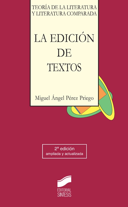 Portada del título la edición de textos (2.ª edición)