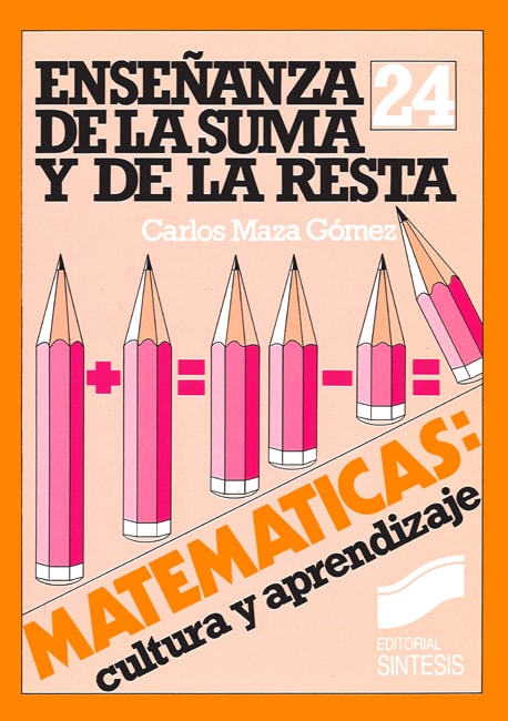 Portada del título enseñanza de la suma y de la resta