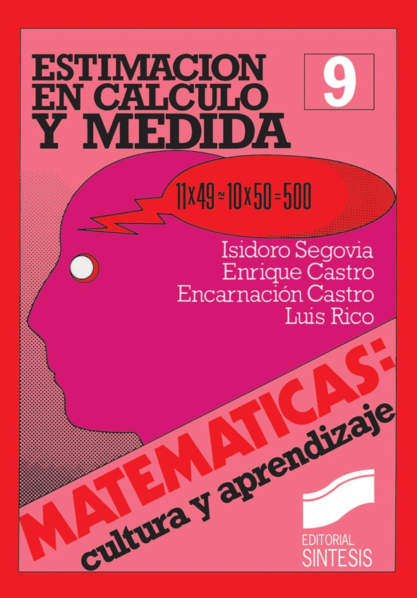 Portada del título estimación en cálculo y medida