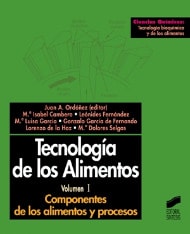 Portada del título tecnología de los alimentos. vol. i: componentes de los alimentos y procesos