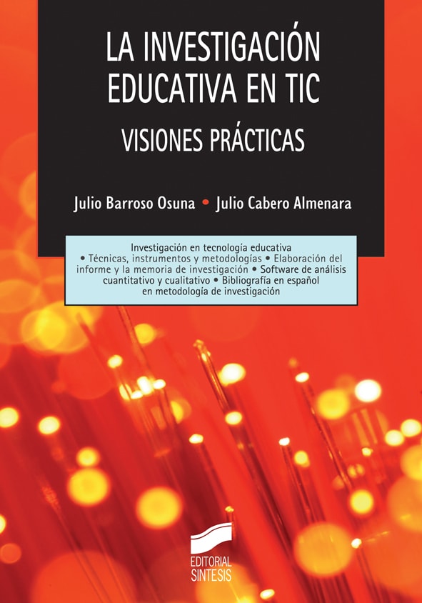 Portada del título la investigación educativa en tic