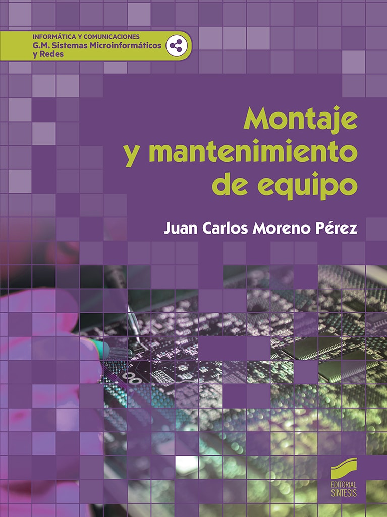 Portada del título montaje y mantenimiento de equipo