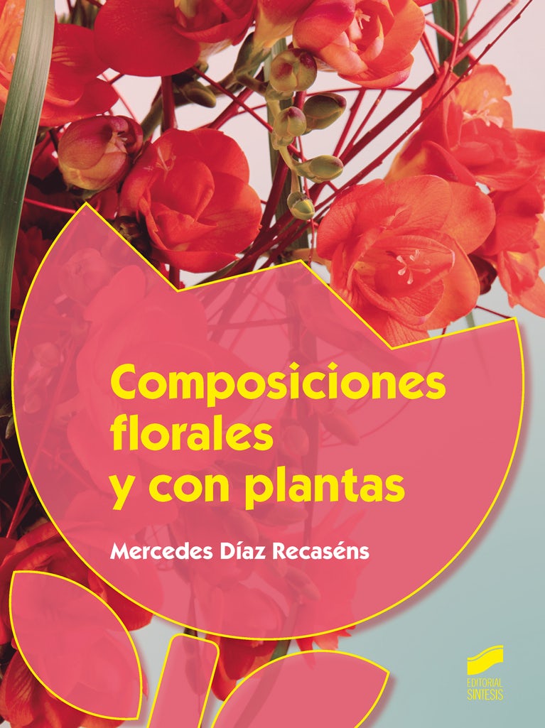 Portada del título composiciones florales y con plantas