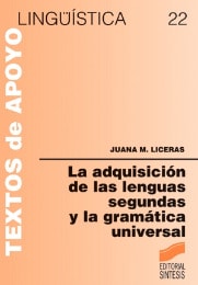 Portada del título la adquisición de las lenguas segundas y la gramática universal