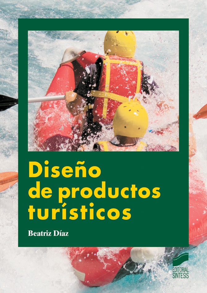 Portada del título diseño de productos turísticos