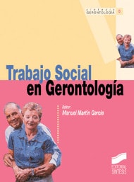 Portada del título trabajo social en gerontología