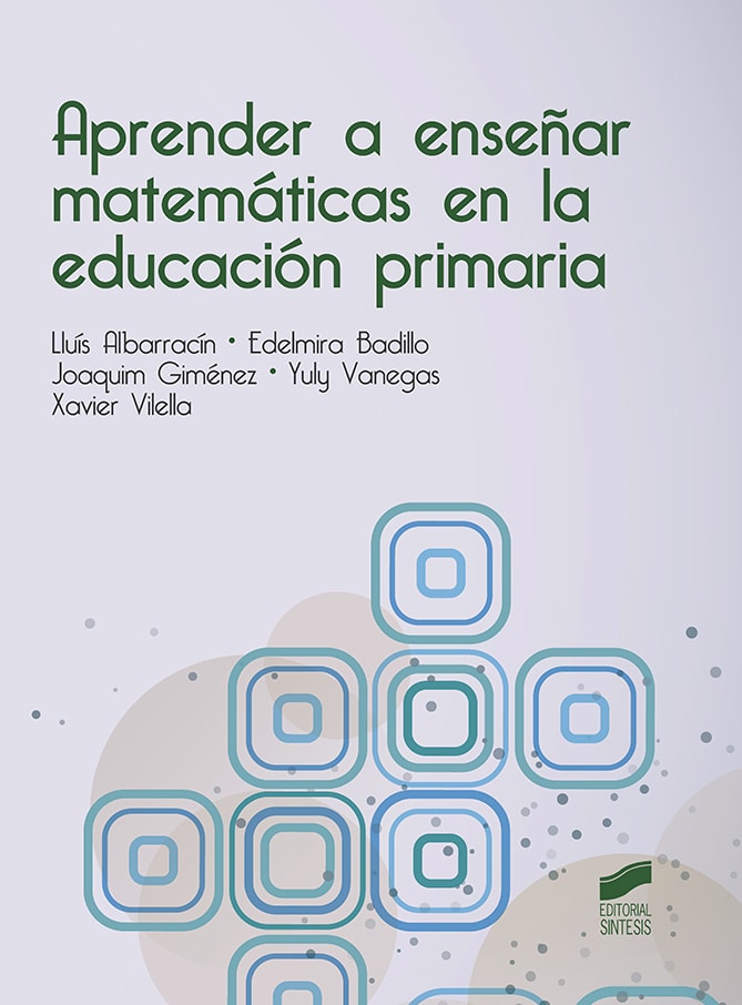 Portada del título aprender a enseñar matemáticas en la educación primaria