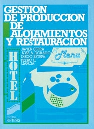 Portada del título gestión de producción de alojamientos y restauración
