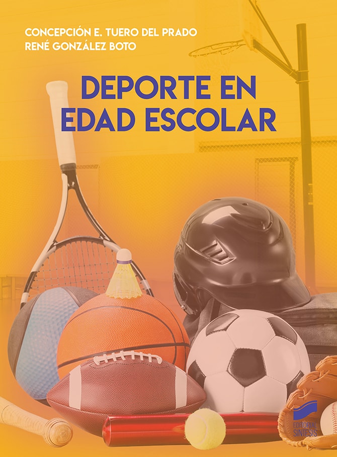 Portada del título deporte en edad escolar