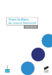Portada del título tirant lo blanc
