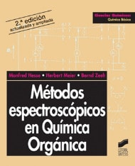 Portada del título métodos espectroscópicos en química orgánica