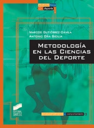 Portada del título metodología de las ciencias del deporte