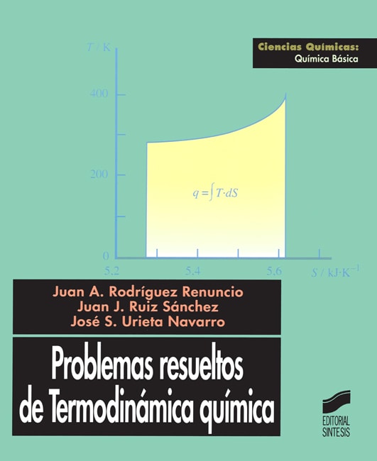 Portada del título problemas resueltos de termodinámica química