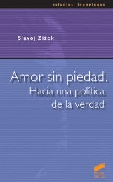 Portada del título amor sin piedad. hacia una política de la verdad