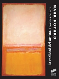 Portada del título la realidad del artista. filosofías del arte