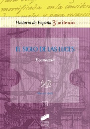 Portada del título el siglo de las luces. economía