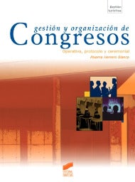 Portada del título gestión y organización de congresos. operativa, protocolo y ceremonial