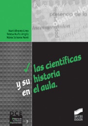 Portada del título las científicas y su historia en el aula