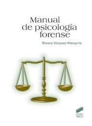 Portada del título manual de psicología forense