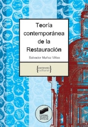 Portada del título teoría contemporánea de la restauración