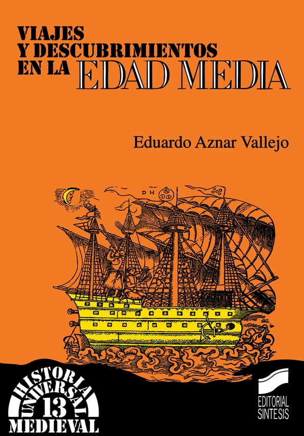 Portada del título viajes y descubrimientos en la edad media