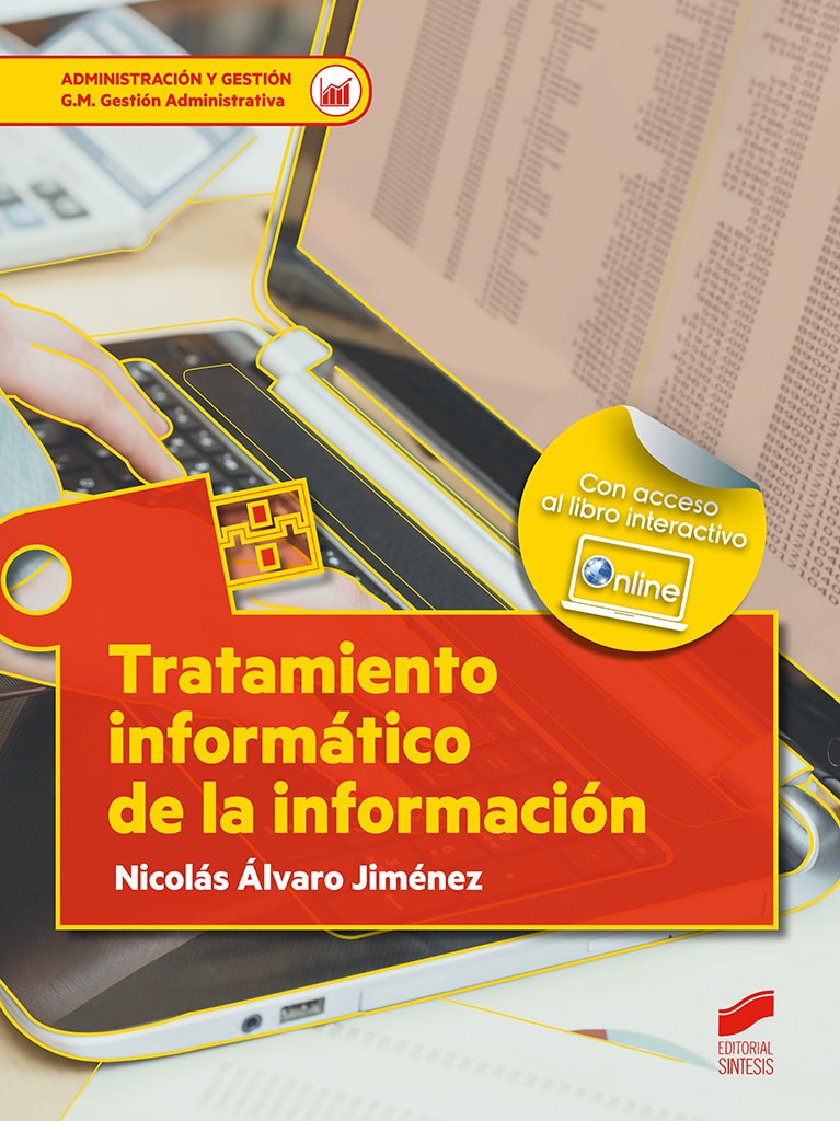 Portada del título tratamiento informático de la información