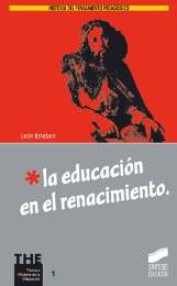 Portada del título la educación en el renacimiento