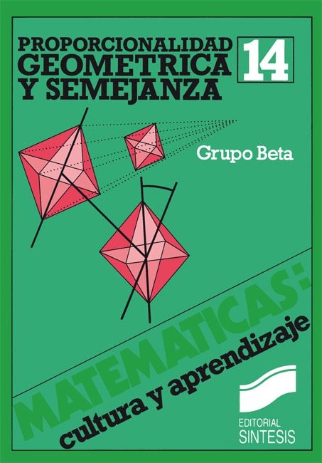Portada del título proporcionalidad geométrica y semejanza
