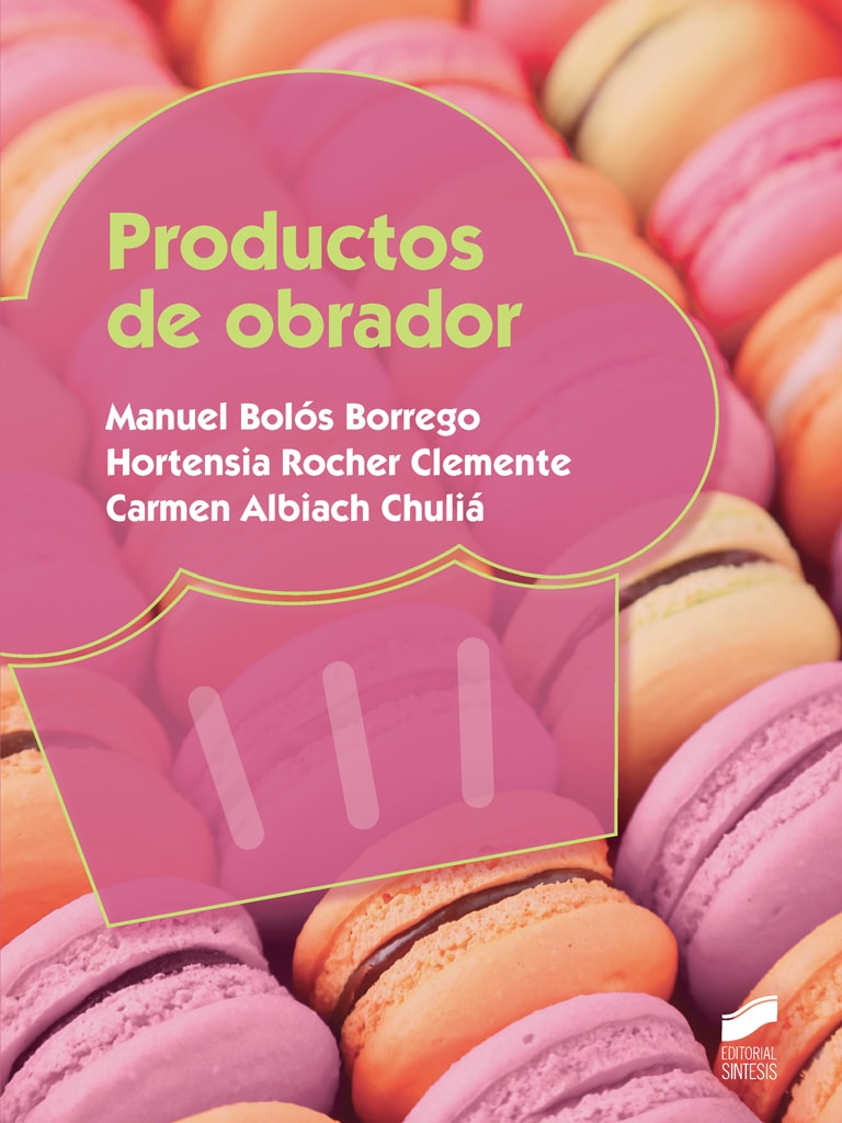 Portada del título productos de obrador